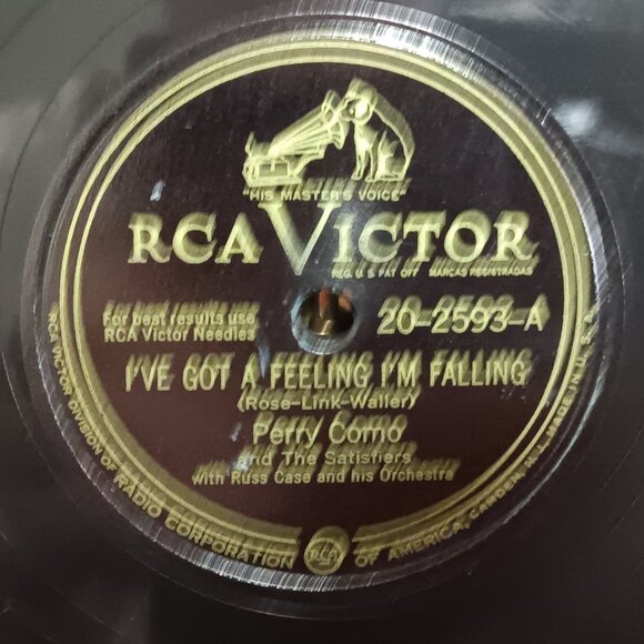 Perry Como - 6 Shellac 78rpm Records - Circa 1940's & 50's - Picture 7 of 10